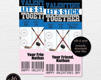 2.6.17 Eishockey Eishockey Tickets für Kinder | In Canva bearbeiten