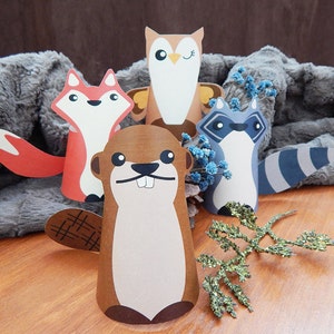 Woodland Animals Decorations Theme | Forest Animals Centerpiece | Woodland Animals Centerpiece | Woodland Baby Shower | Instant Download