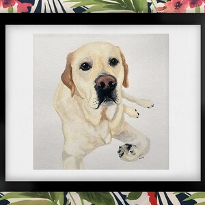 Morgan the English Labrador Retriever Watercolor Art Print image 3