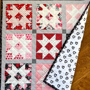 Nine Patch Star Mini Quilt Pattern PDF digital file