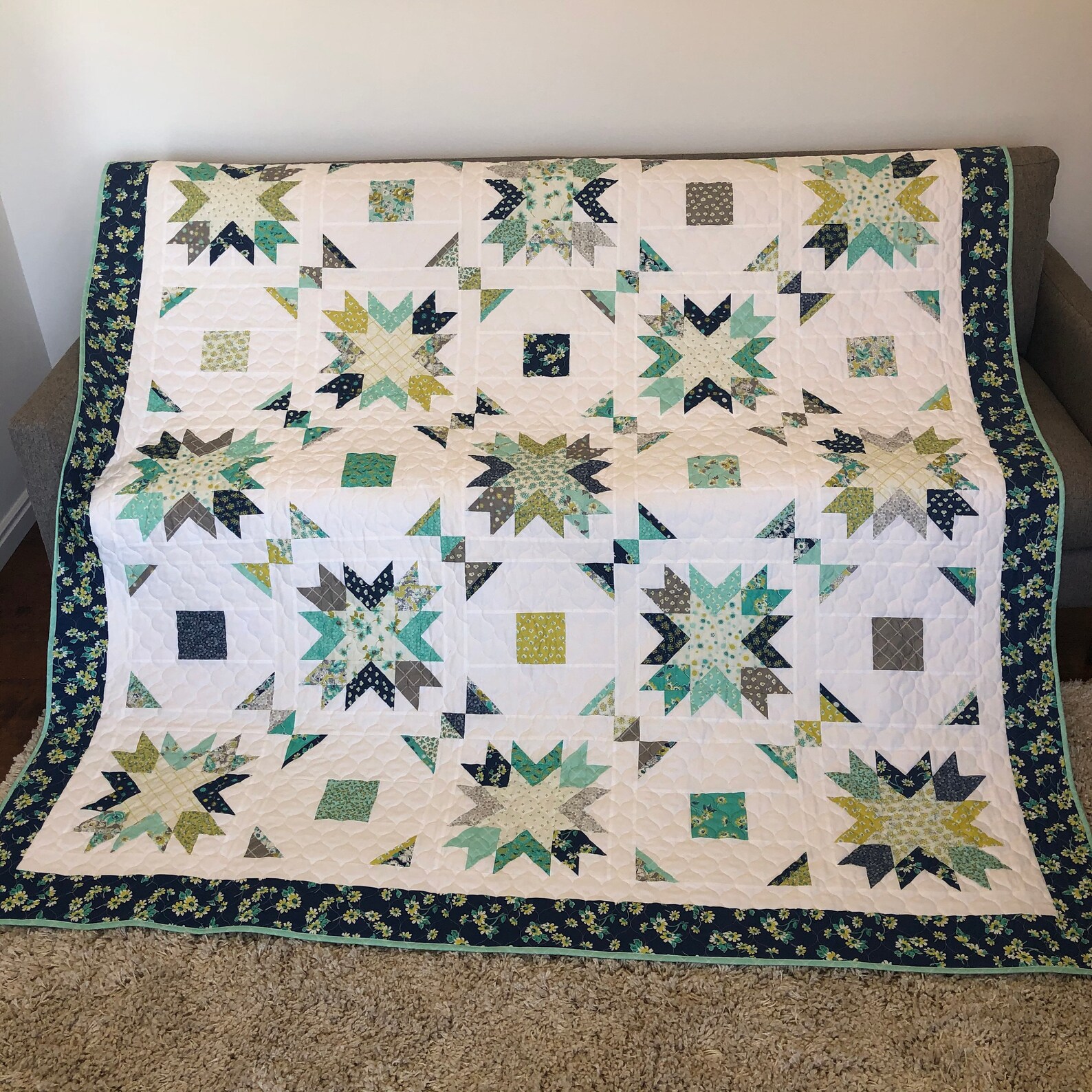 Gemstone Quilt Pattern PDF Etsy