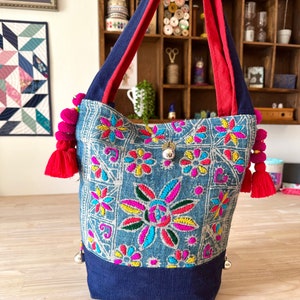 Handgenähte Tasche aus Thailand