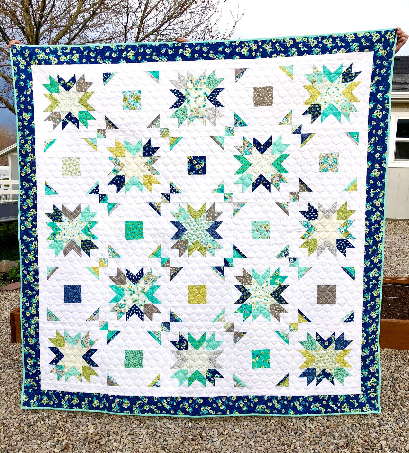 Gemstone Quilt Pattern PDF Etsy