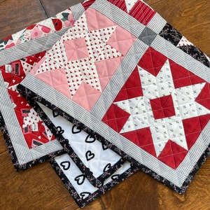 Nine Patch Star Mini Quilt Pattern PDF Digital File - Etsy