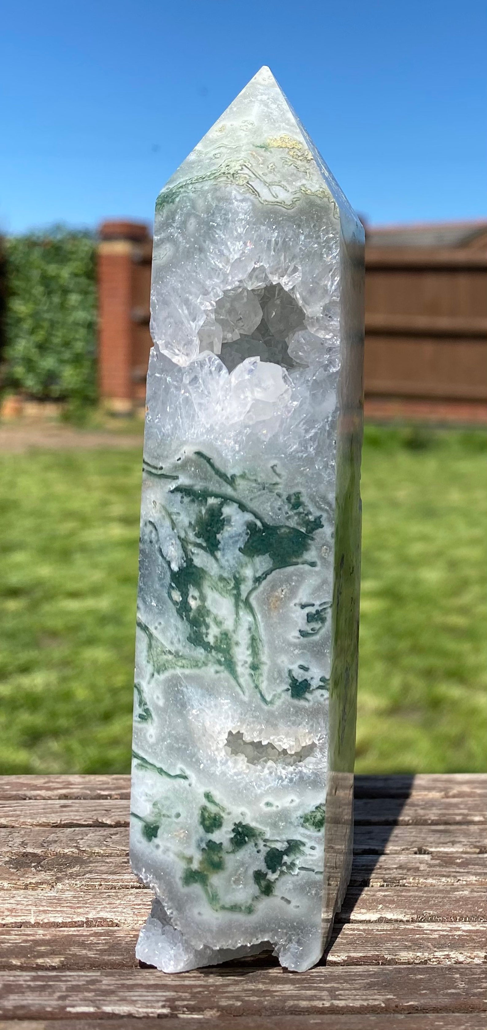 moss agate tower