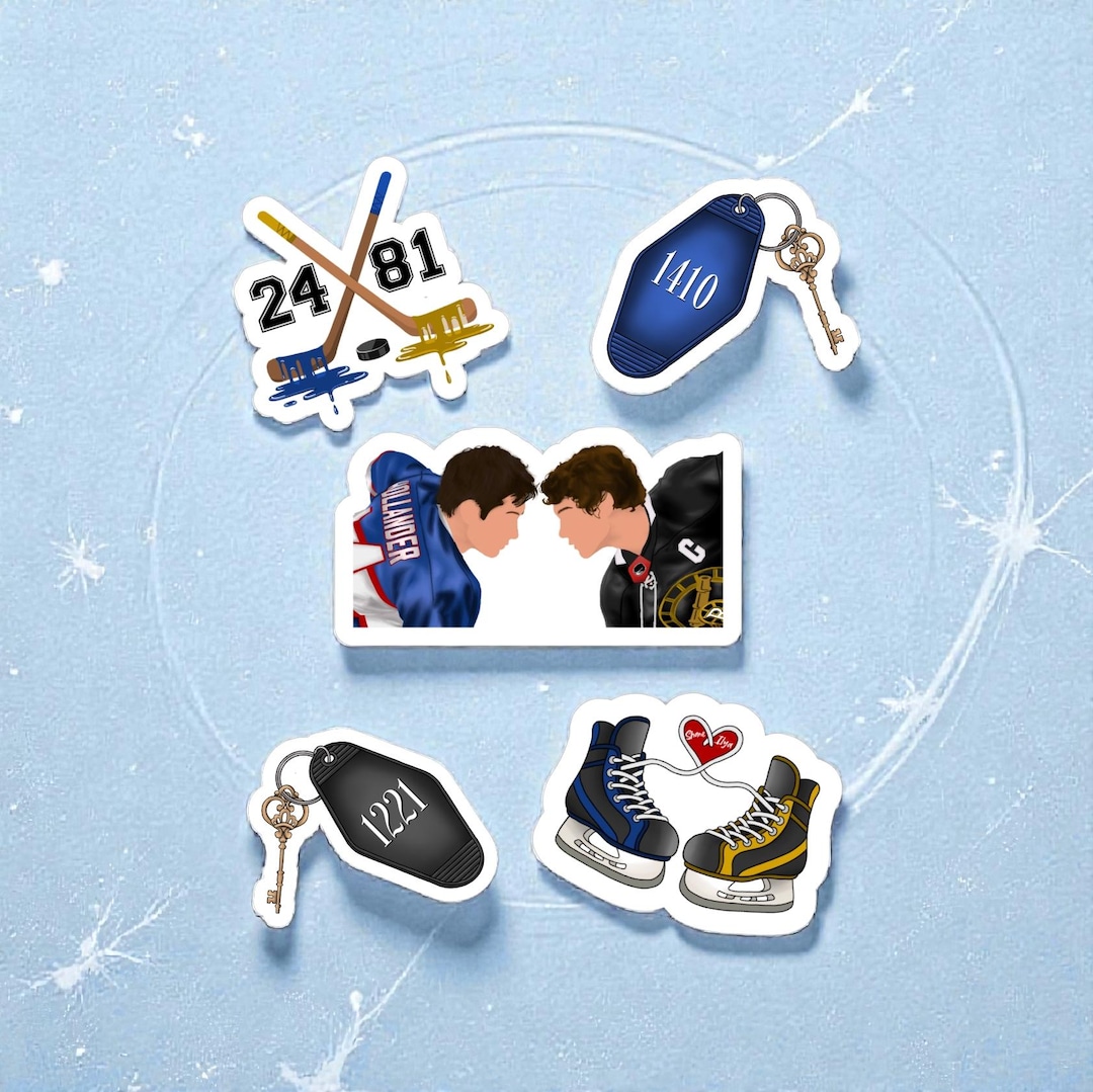 Heated Rivalry Sticker Pack | Ilya & Shane Inspired Hockey Stickers ...