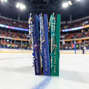 Hockey Romanze Perlen Lesezeichen | MM Romanze Fan Geschenk