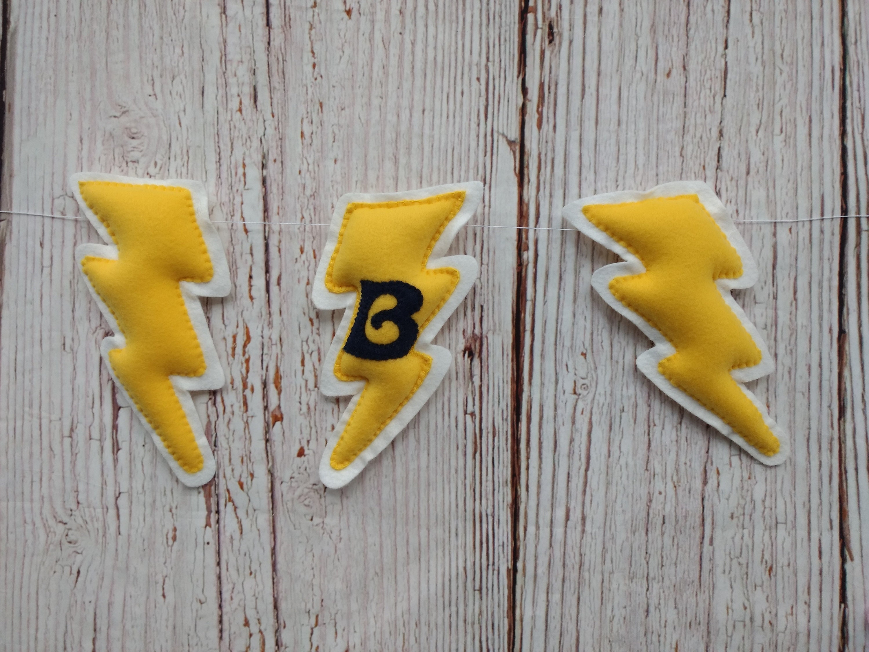 Personalized Lightning Bolts Stuffed Lightning Bolts Felt and Etsy