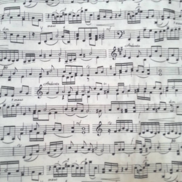 Music Notes Fabric!