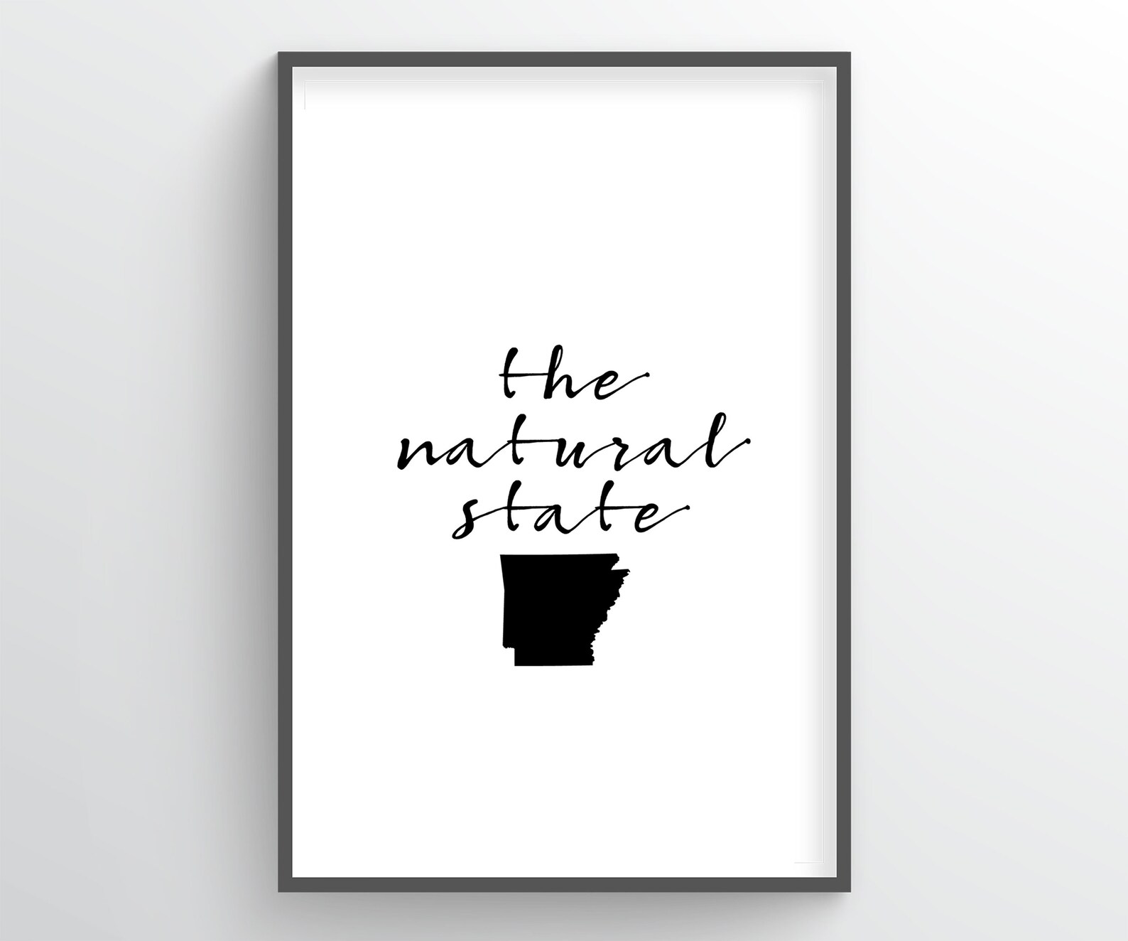 Arkansas State Word Art Print Style slogan Etsy