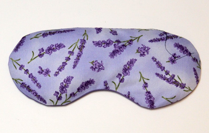 Relaxing Lavender Eye Pillow Lavender Print Aromatherapy Yoga pillow Organic Herbal Pillow Gift for Mother Spa Gift image 5