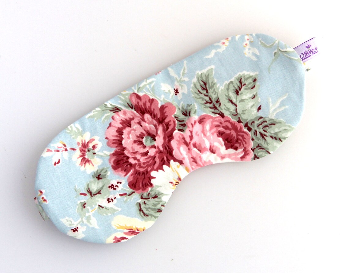Luxurious Sleeping Eye Mask Relaxing Lavender Eye Pillow Rose Etsy