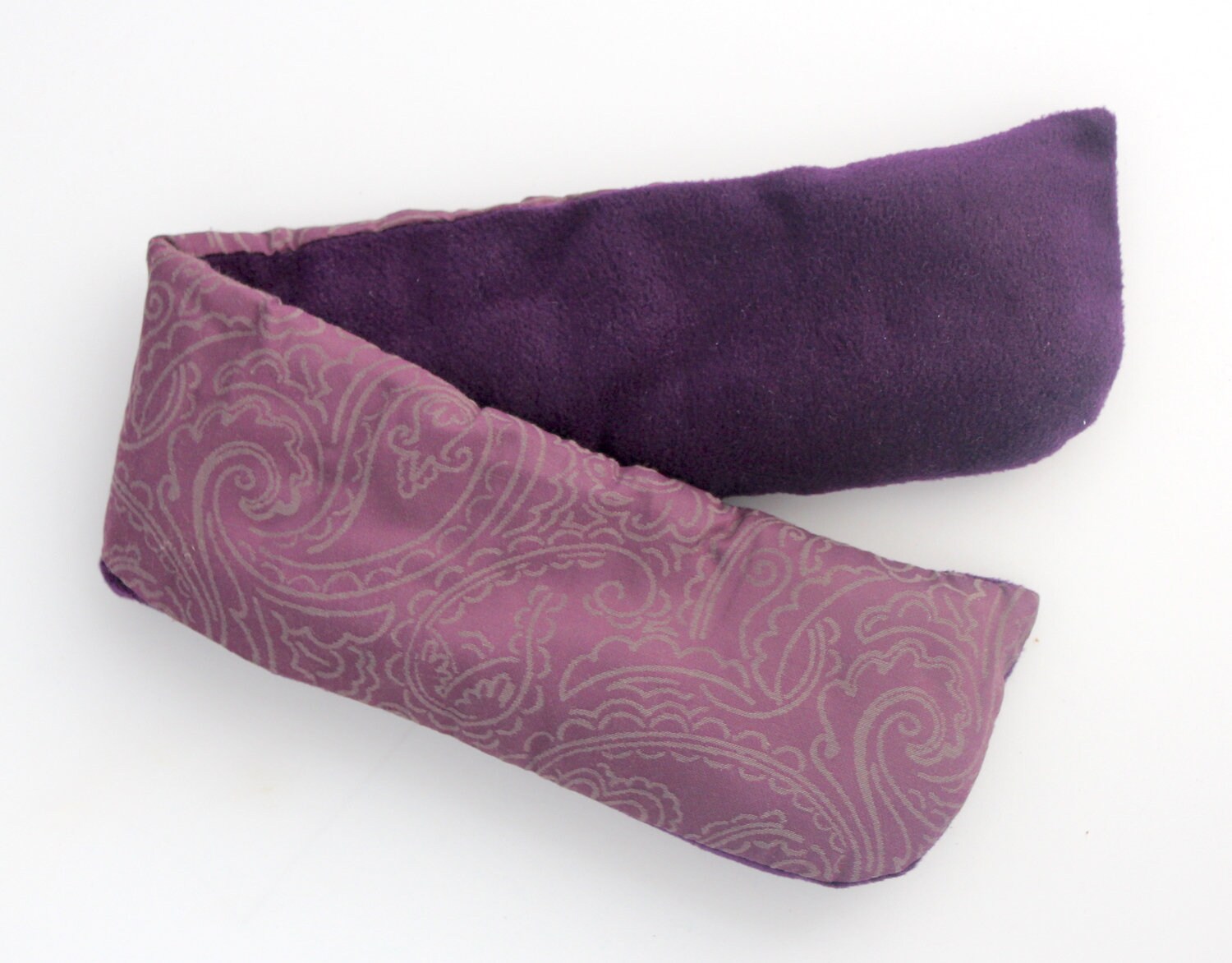 Relaxing Lavender Neck Pillow Purple Embroidery Removable Etsy
