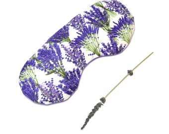 Relaxing Lavender Eye Pillow Lavender Print Aromatherapy Gifting Yoga pillow Organic Herb Sleep Mask Mother's Day Present Bridesmaids Gift
