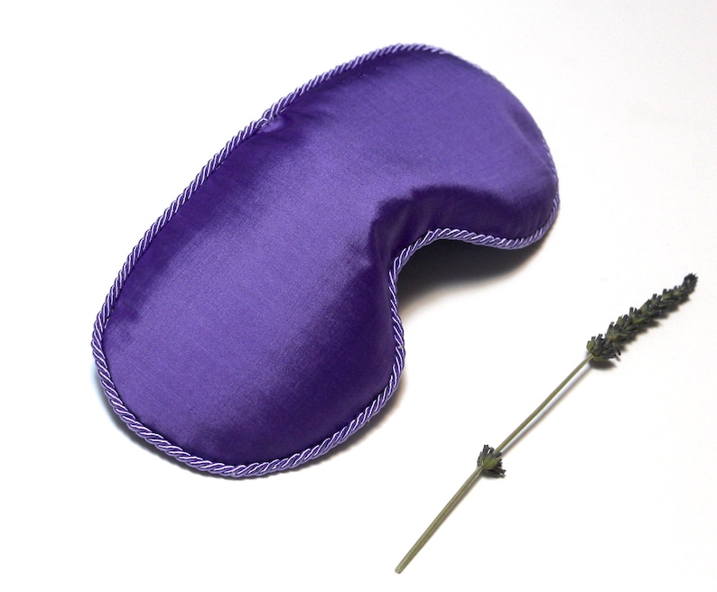 Relaxing Lavender Eye Pillow Lavender Print Aromatherapy Yoga Etsy