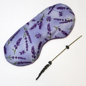 Relaxing Lavender Eye Pillow Lavender Print Aromatherapy Yoga pillow Organic Herbal Pillow Gift for Mother Spa Gift