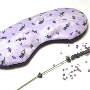 Personalized Relaxing Lavender Eye Pillow Lavender Print Aromatherapy Yoga pillow Home Decor Sleep Mask Gifting Present Cotton Personalized