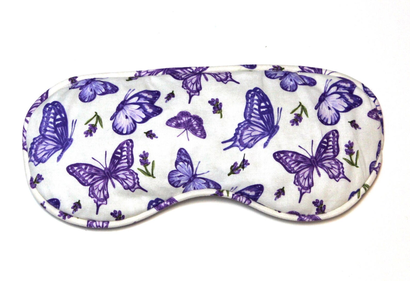 Relaxing Lavender Eye Pillow Lavender Print Butterflies Etsy