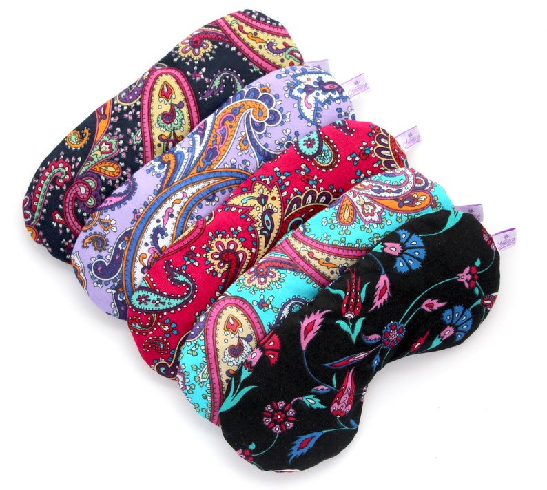 Relaxing Lavender Eye Pillow Turkish Oriental Turquoise Design Etsy