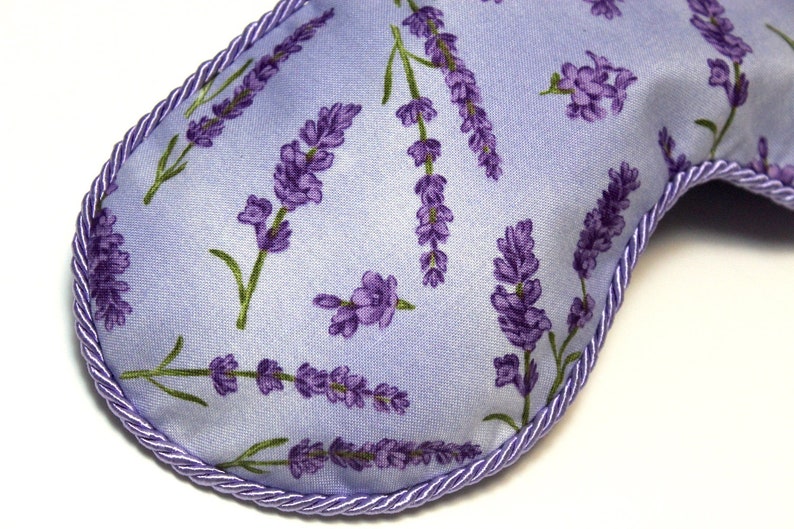 Relaxing Lavender Eye Pillow Lavender Print Aromatherapy Yoga pillow Organic Herbal Pillow Gift for Mother Spa Gift image 8