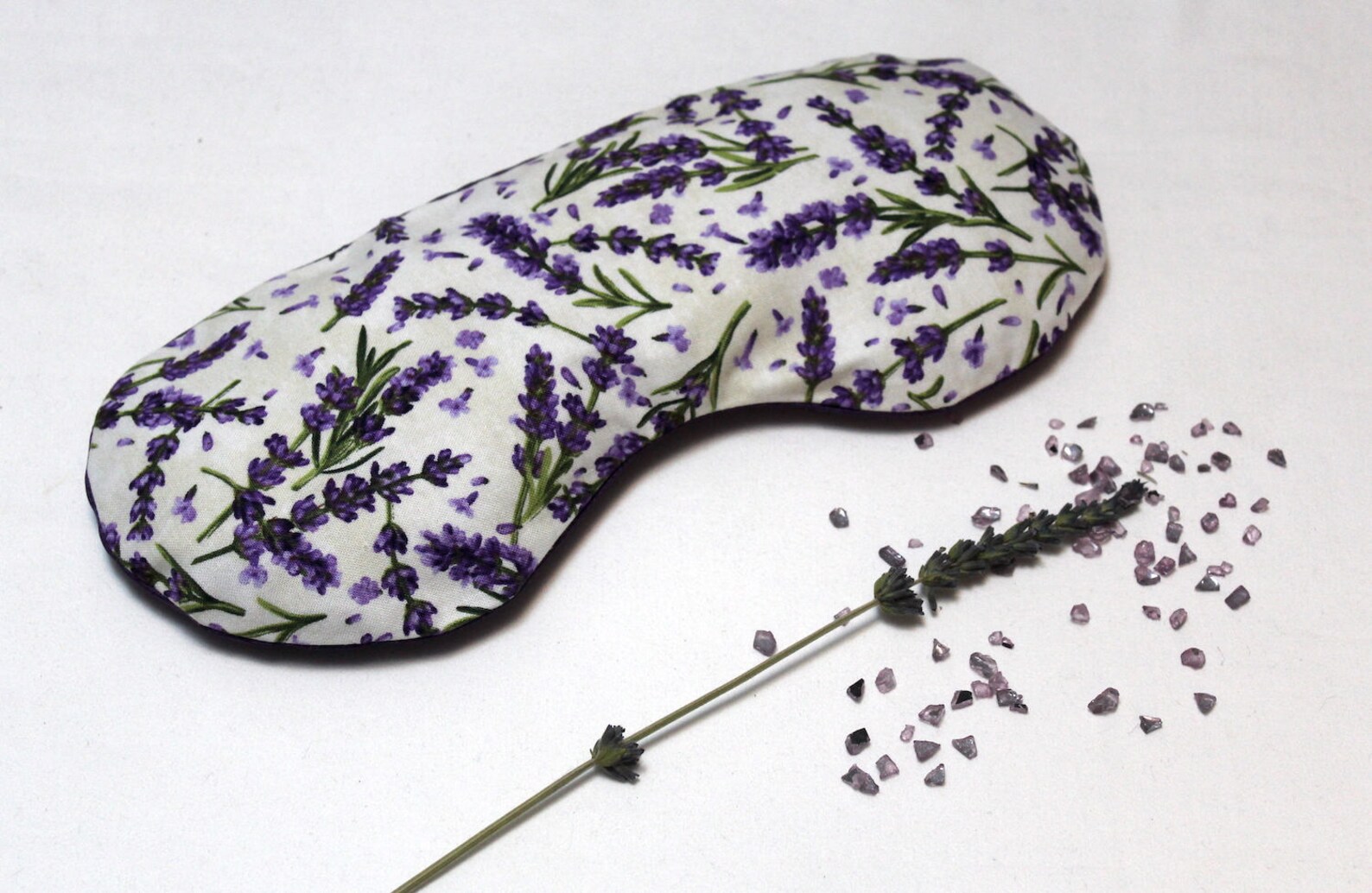 Relaxing Lavender Eye Pillow Lavender Print Butterflies Etsy