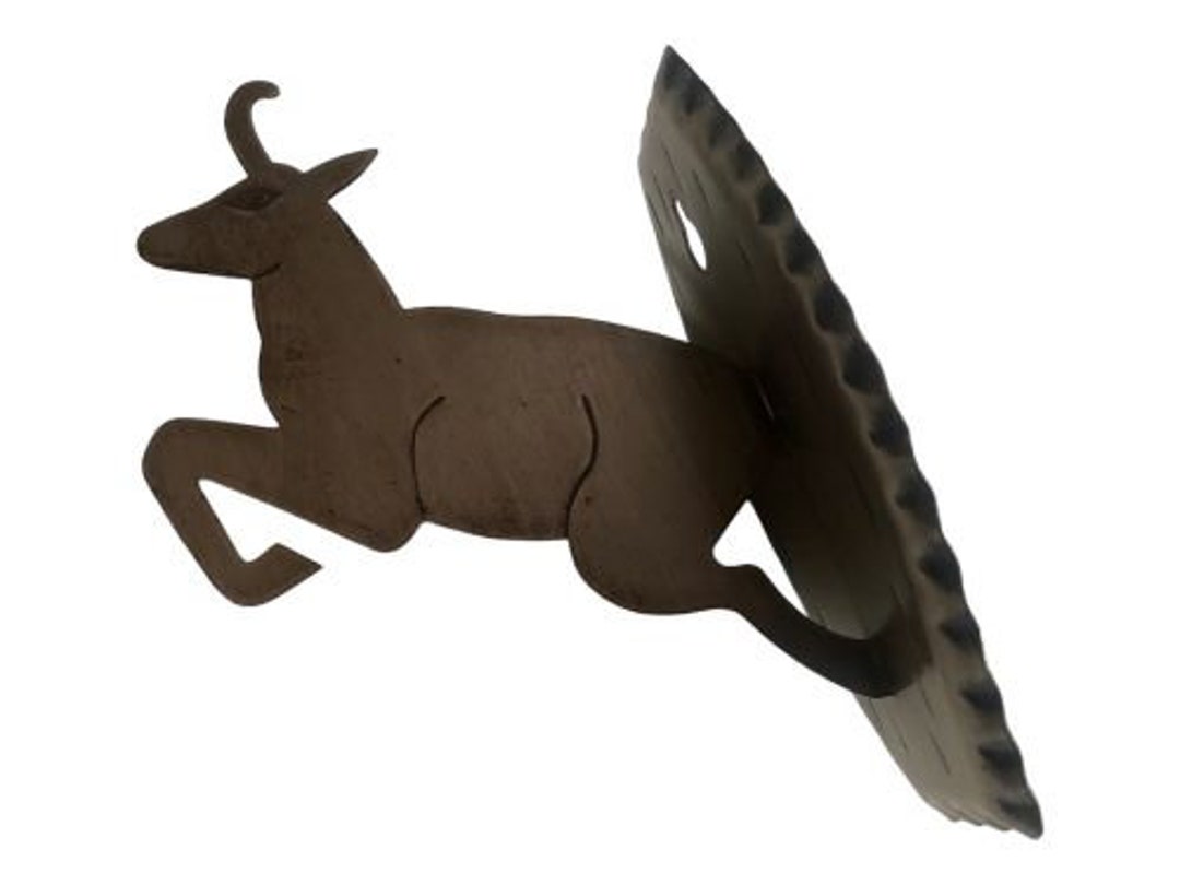 Vintage Deer, Metal Deer Silhouette Mount Wall Art, Outdoor Theme Wall