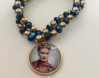 Frida Kahlo Beaded Bracelet