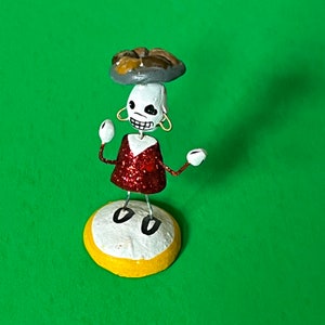 Señora Panadera / Mexican Bakery Bread Lady Calavera Day of the Dead Decoration SOLD INDIVIDUALLY // Dia de los Muertos Miniatures for Altar