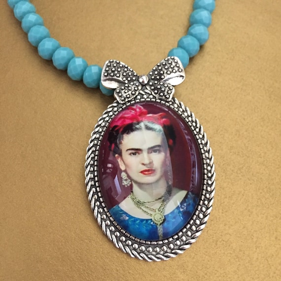 Collar Frida Kahlo Frida inspirado de camafeo a - Etsy España