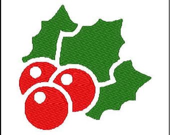 Scarica Holly Berries-An immediata dei File per ricamo a macchina