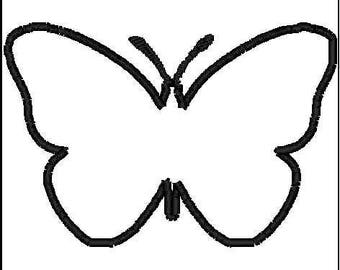 Forma di farfalla Applique con piena Antenae-An Instant download digitale