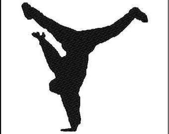 Hip Hop Dancer File digitale 1-A scaricare per ricamo a macchina