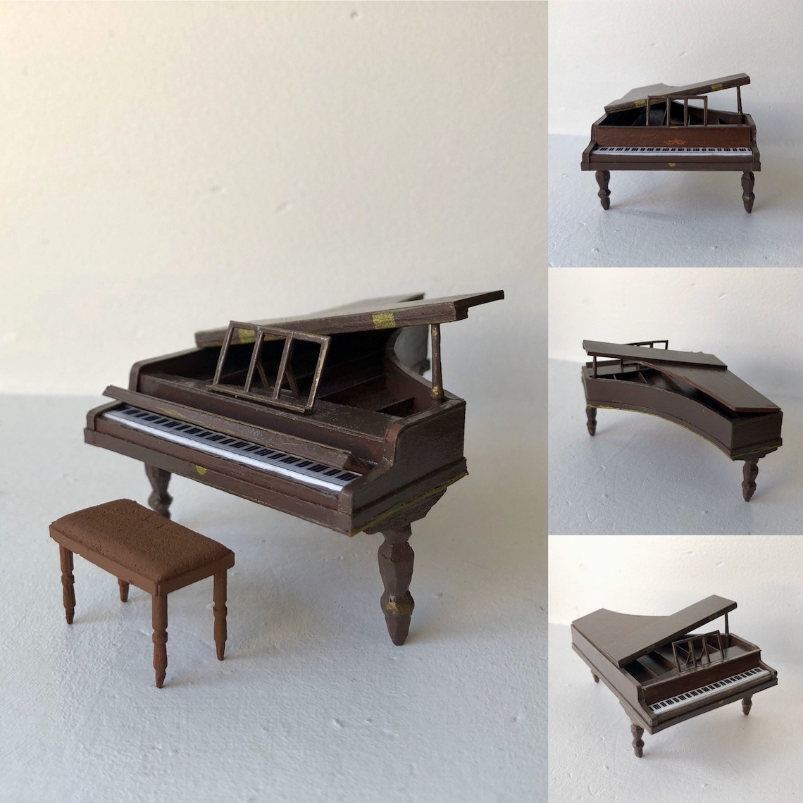 Dollhouse Miniature Piano Handmade or Custom order for | Etsy
