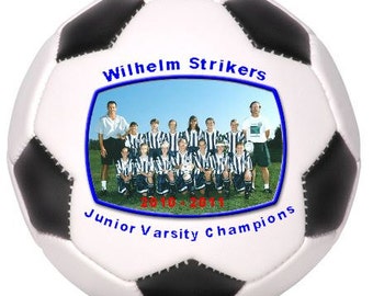 Custom Photo Soccer Ball - Full Regulation Size 5 - See Details