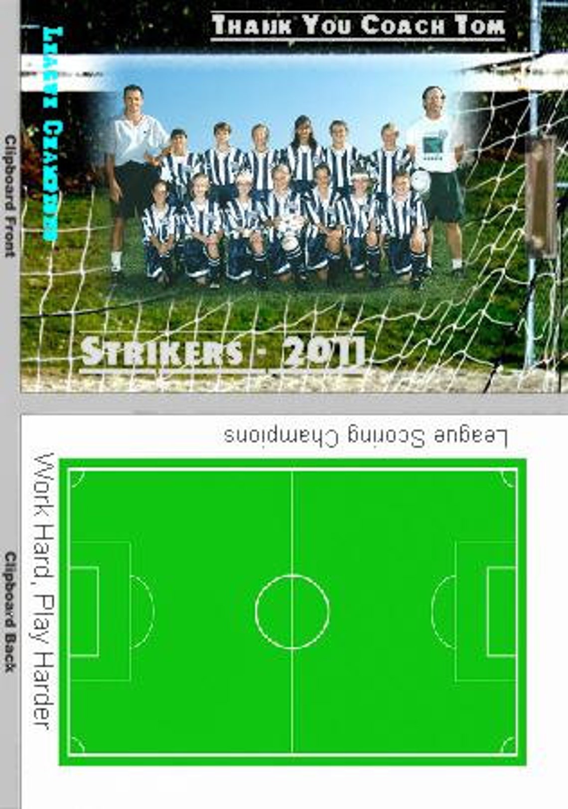 Custom Photo Volleyball Clipboard Etsy