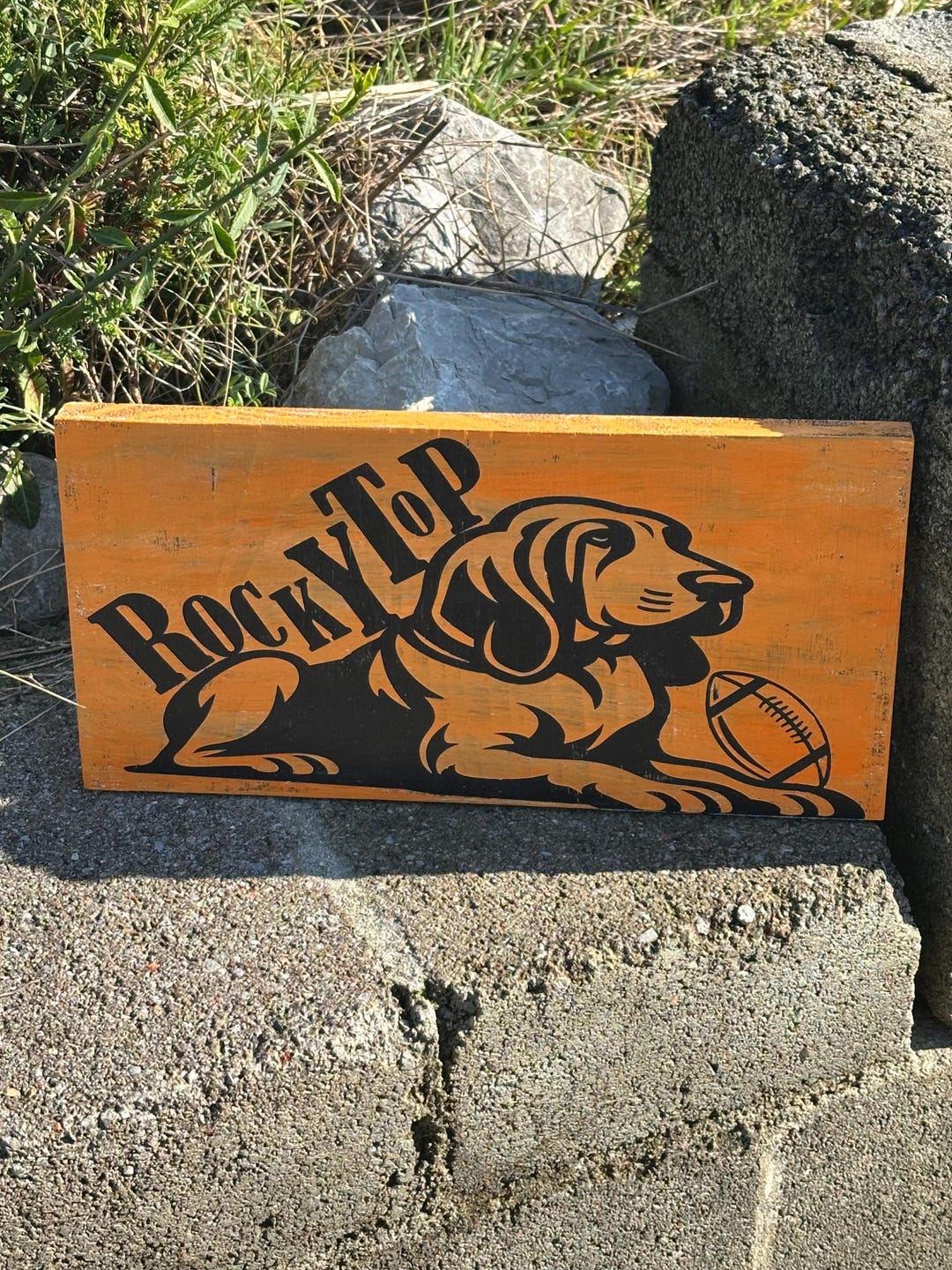 Rocky Rpad Sign Rocky Top Wooden Sign - Etsy