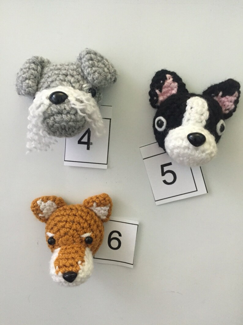 Handmade Crochet Fridge Dogs Etsy