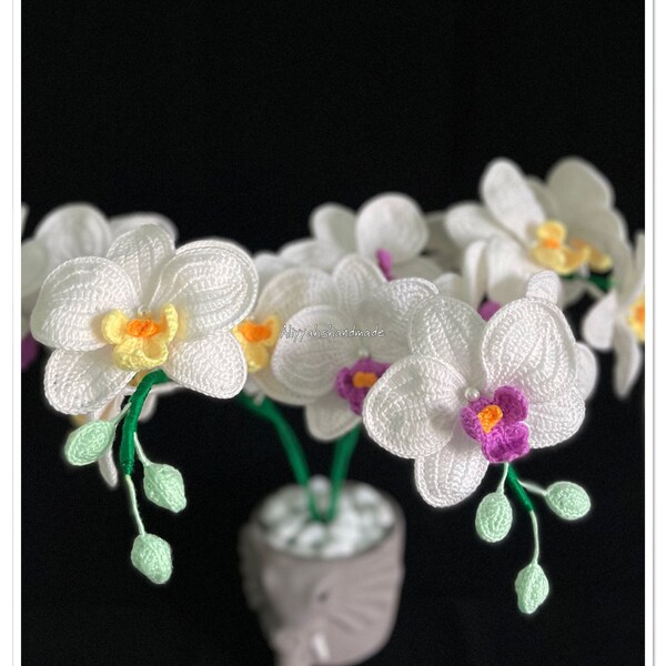Crochet Orchid Etsy