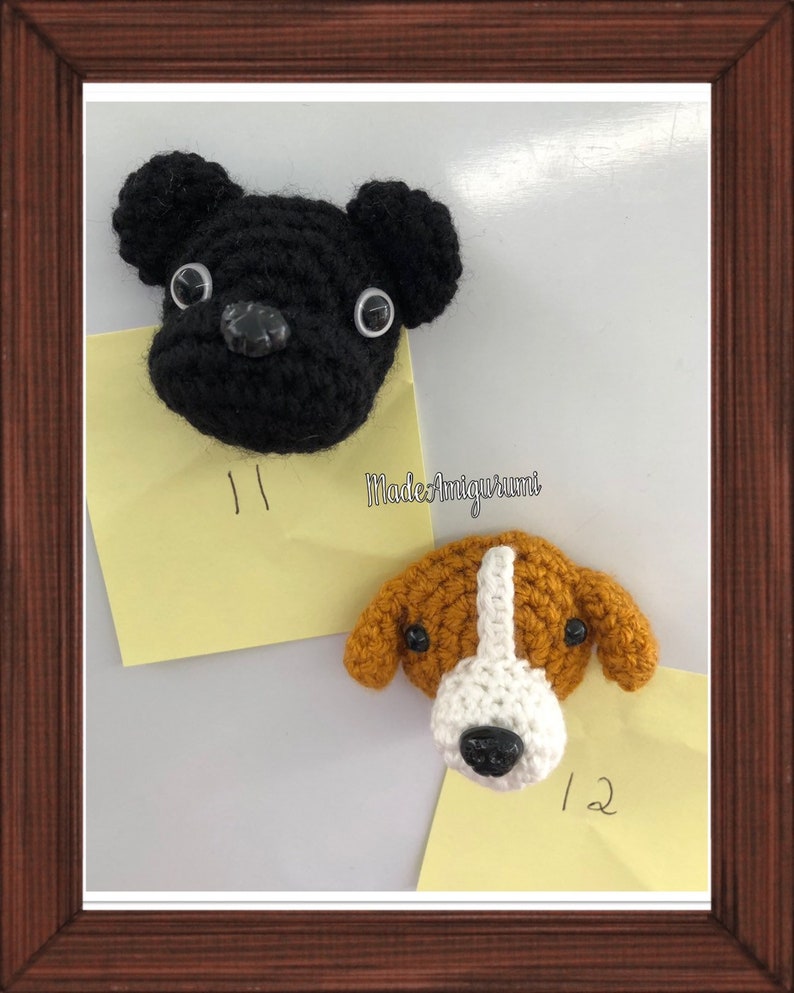 Handmade Crochet Fridge Dogs Etsy