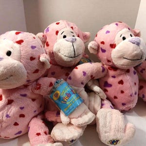New Webkinz RaRe SoFT Love Monkey  sealed tag unused code Valentine Fun