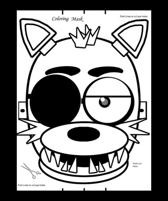 FNAF marionette mask, Five Nights at Freddy's, the marionette, puppet ...
