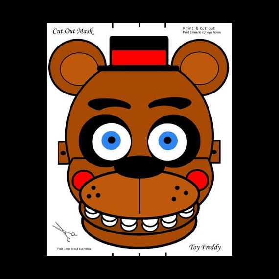 mask fnaf party favors birthday parties halloween fun etsy