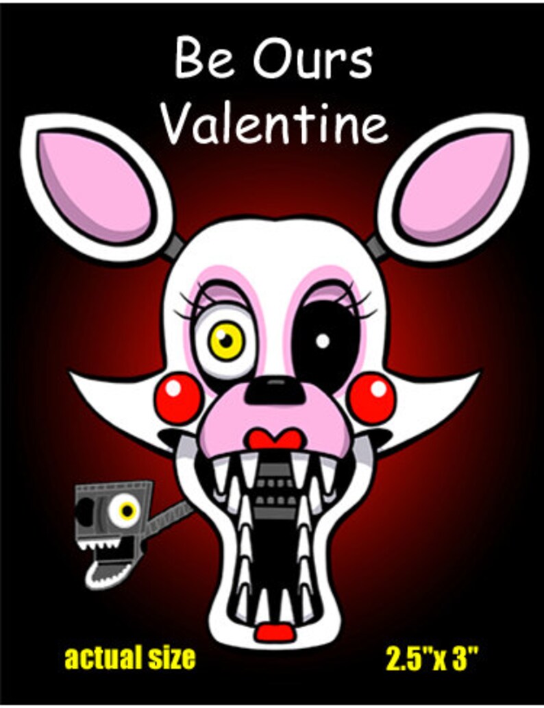 Valentine's Day FNAF Cards High Quality Etsy