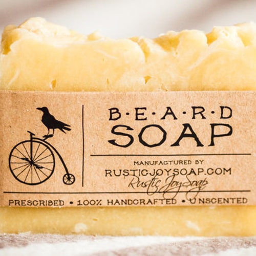Beard Soap Bar Santa Gift Homemade Soap Mens Soap Beard Care Etsy