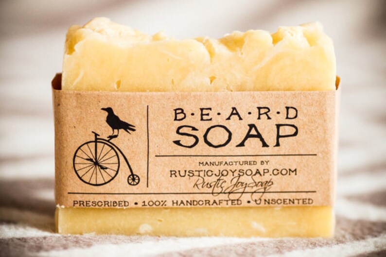 Beard Soap bar Santa gift homemade soap mens soap beard care Etsy