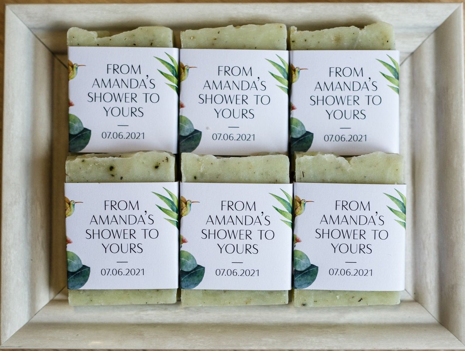 Eucalyptus Shower Soap Favors Wedding Soap Favors Greenery Etsy