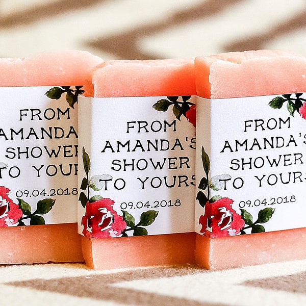 Rose Soap Favors Etsy