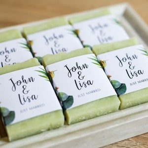 Bridal shower favors from my shower Greenery soap favors personalized soap baby shower soap favors mini soap for guests soap thank you soap image 6