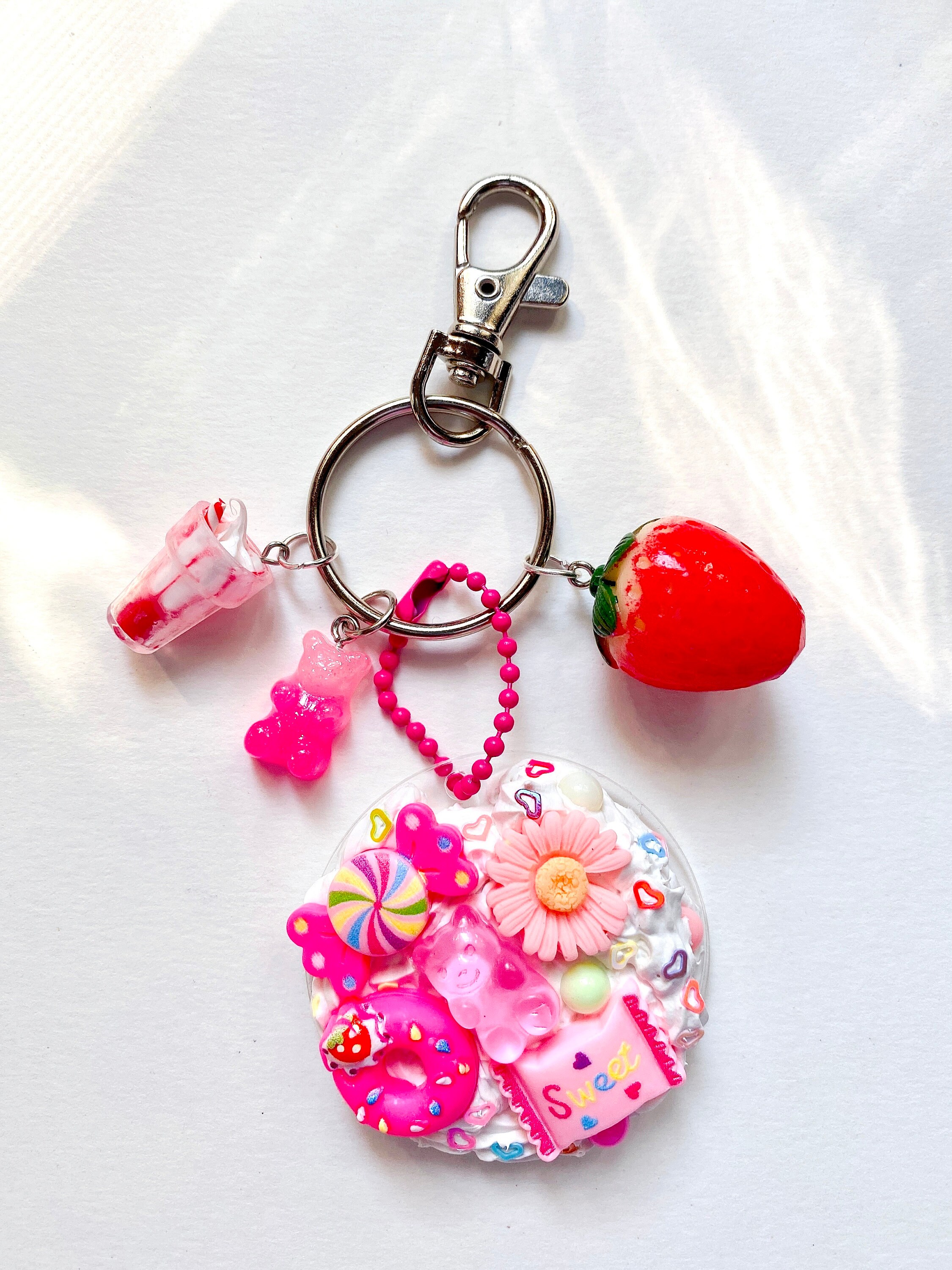 Sweet Keychains Sweet Creamy Dessert Keychain: Kawaii Foodie Charm - Etsy
