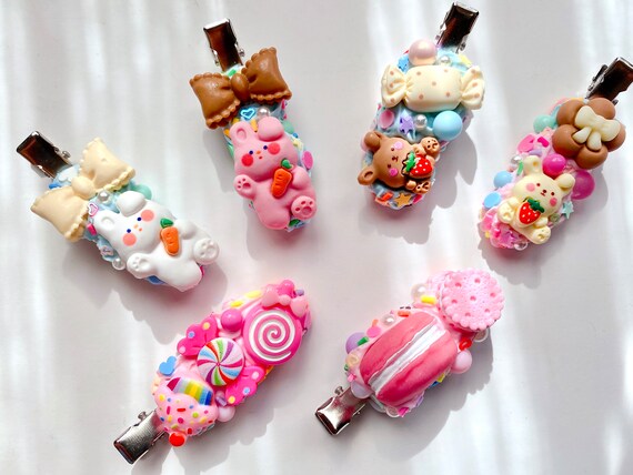 Cute Cream Hair Clip/kawaii Charms/whipped Cream Glue Hair - Etsy UK Cute Cream Hair Clip/kawaii Charms/whipped Cream Glue Hair - Etsy UK
